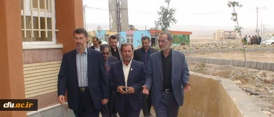بازدید معاون وزیر و رئیس سازمان نوسازی، توسعه و تجهیز مدارس کشور از پردیس های خراسان شمالی