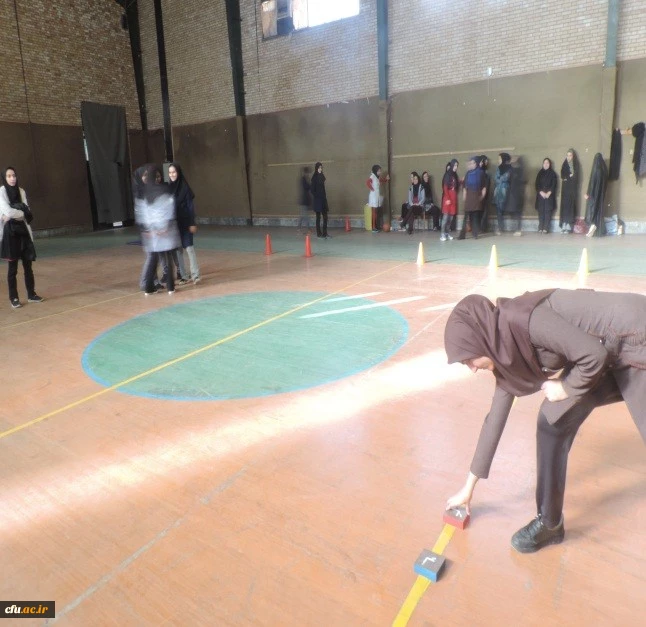 مسابقات ورزشی در پردیس شهید بنت الهدی صدر قزوین  برگزار شد 2