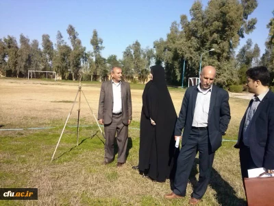 بازدید مدیرکل تربیت بدنی با حضور در استان خوزستان از تمامی پردیس ها و مراکز آموزش عالی