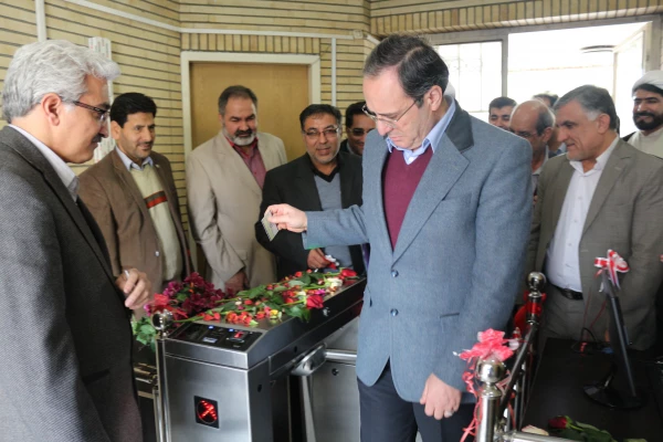 افتتاحیه گیت تردد در پردیس نسیبه تهران 3