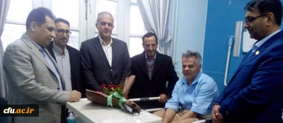 عیادت ازدکتر روشن استاد پردیس شهید رجایی شیراز