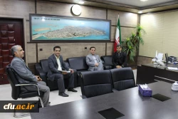 بازدید مدیرکل برنامه ریزی، خدمات و رفاه دانشجویی از پردیس های استان بوشهر 7