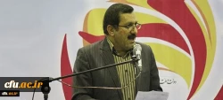 سخنرانی معاون طرح و برنامه وتوسعه منابع در مراسم افتتاحیه المپیاد ورزشی