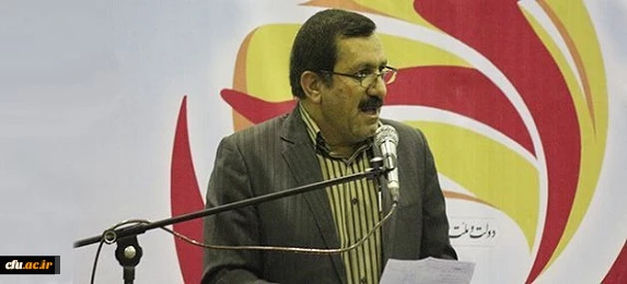 سخنرانی معاون طرح و برنامه وتوسعه منابع در مراسم افتتاحیه المپیاد ورزشی