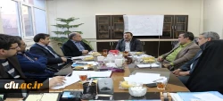 جلسه شورای فنی و عمرانی دانشگاه با معاون فنی و عمرانی شهرداری منطقه 2