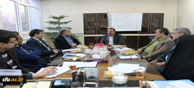 برگزاری جلسه شورای فنی و عمرانی  دانشگاه با حضور معاون فنی و عمرانی شهرداری منطقه 2