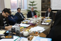 جلسه شورای فنی و عمرانی  دانشگاه با معاون فنی و عمرانی شهرداری منطقه 2