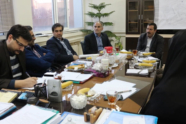 جلسه شورای فنی و عمرانی  دانشگاه با معاون فنی و عمرانی شهرداری منطقه 2
