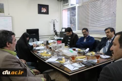 جلسه شورای فنی و عمرانی دانشگاه با معاون فنی و عمرانی شهرداری منطقه 2