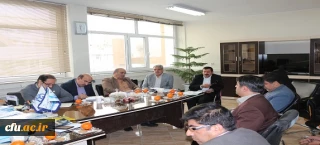 جلسه هماهنگی اداره کل امور مالی و اداره کل امور پشتیبانی ورفاه در دفتر معاونت