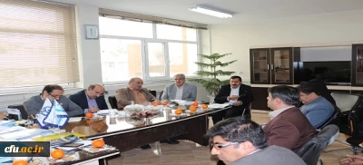 جلسه هماهنگی اداره کل امور مالی و اداره کل امور پشتیبانی ورفاه در دفتر معاونت