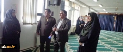 بازدید دکتر قنبری از پردیس های صدیقه طاهره (س) و دکتر شریعتی مازندران