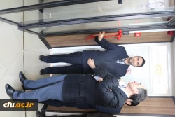 بازدید ریاست دانشگاه فرهنگیان و هیأت همراه از دفتر مرکزی حراست