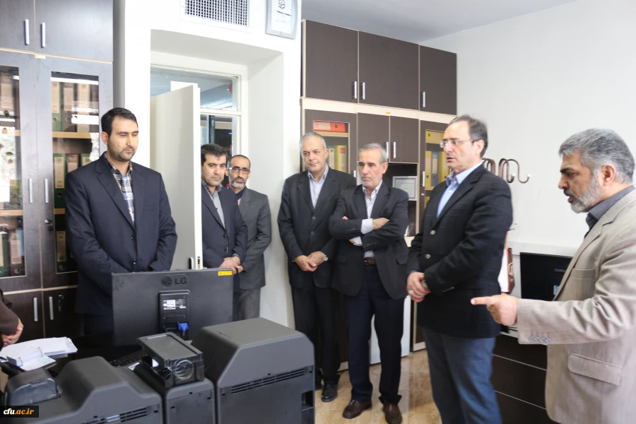 بازدید ریاست دانشگاه فرهنگیان و هیأت همراه از دفتر مرکزی حراست
