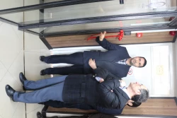 بازدید ریاست دانشگاه فرهنگیان و هیأت همراه از دفتر مرکزی حراست