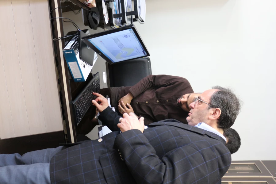 بازدید ریاست دانشگاه فرهنگیان و هیأت همراه از دفتر مرکزی حراست