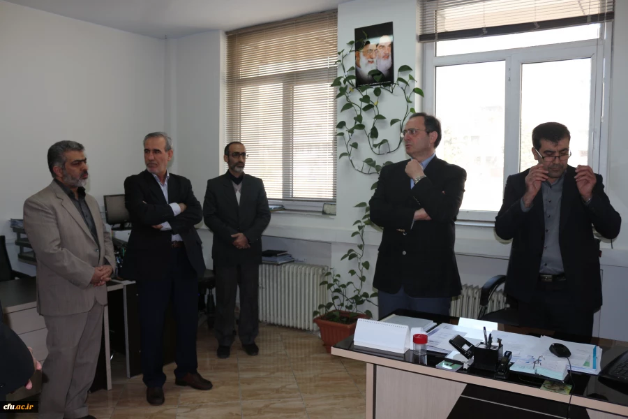 بازدید ریاست دانشگاه فرهنگیان و هیأت همراه از دفتر مرکزی حراست