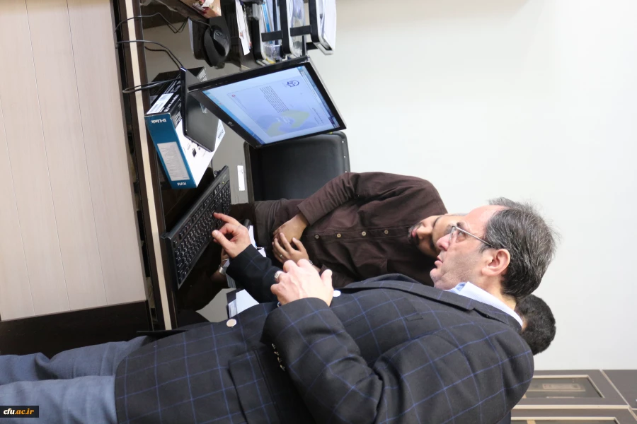 بازدید ریاست دانشگاه فرهنگیان و هیأت همراه از دفتر مرکزی حراست