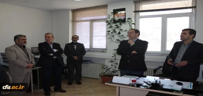 بازدید ریاست دانشگاه فرهنگیان و هیأت همراه از دفتر مرکزی حراست