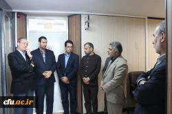 بازدید ریاست دانشگاه فرهنگیان از دفتر مرکزی حراست