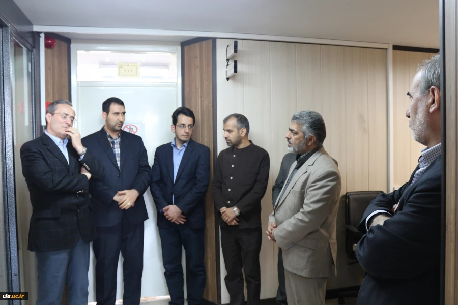 بازدید ریاست دانشگاه فرهنگیان از دفتر مرکزی حراست