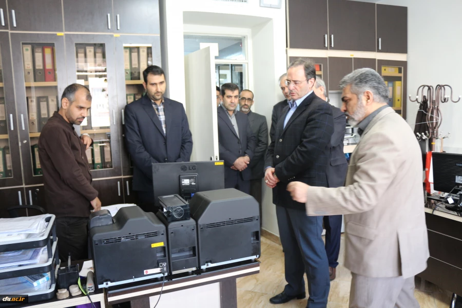بازدید ریاست دانشگاه فرهنگیان از دفتر مرکزی حراست