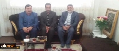 تقدیر معاون طرح و برنامه از صبر و استقامت خانواده شهید والا مقام مصطفی یوسفی