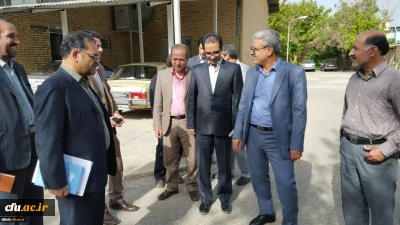 بازدید آقای آقاخانی و تیم کارشناسی از پردیسهای استان کرمانشاه