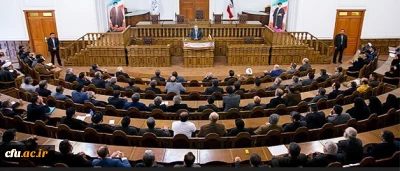 دیداراعضای هیات رییسه دانشگاه فرهنگیان با رییس مجلس شورای اسلامی