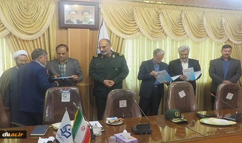 تجلیل از اساتید بسیجی و جانباز همدان