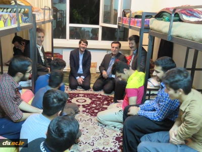 بازدید مدیرکل برنامه ریزی، خدمات و رفاه دانشجویی به مناسبت هفته خوابگاه ها