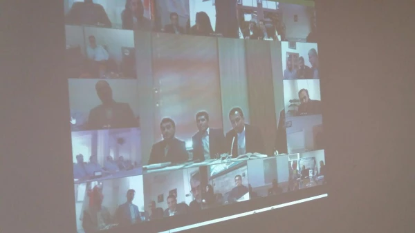 نشست ویدئو کنفرانس دفتر مرکزی حراست با اداره کل هیئت مرکزی گزینش