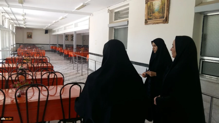 بازدید گروه برنامه ریزی و اموردانشجویی و تغذیه دانشجویی به مناسبت هفته خوابگاه ها 7