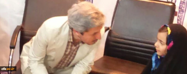 حضور خانواده همکاران در غرفه دانشگاه