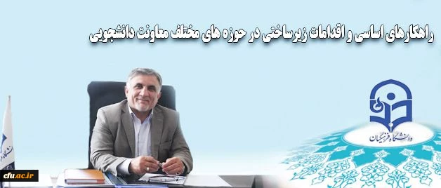 معاونت دانشجویی در گفت و گو با روابط عمومی عنوان کرد:
رتبه بندی خوابگاه ها، طرح فعال سازی صندوق رفاه دانشجویی و اجرای صدای مشاور 2