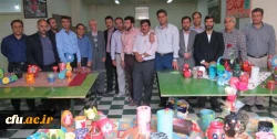 در پردیس علامه امینی نمایشگاه آثار تجسمی و صنایع دستی