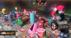 در پردیس علامه امینی نمایشگاه آثار تجسمی و صنایع دستی