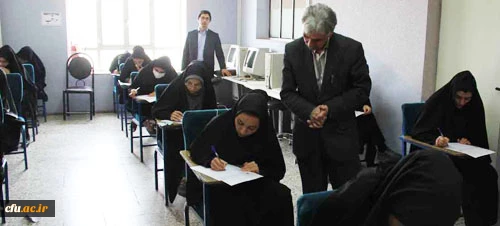 بازدید مدیر امور پردیس های استان اردبیل از کیفیت و روند برگزاری امتحانات پردیس بنت الهدی صدر 2