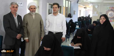 بازدید مدیر امور پردیس های استان اردبیل از کیفیت و روند برگزاری امتحانات پردیس بنت الهدی صدر