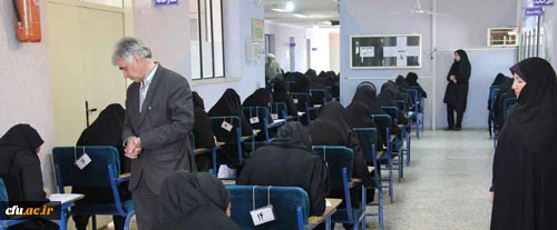 بازدید مدیر امور پردیس های استان اردبیل از کیفیت و روند برگزاری امتحانات پردیس بنت الهدی صدر 4