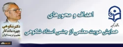 معاون پژوهش و فناوری دانشگاه اعلام کرد:

برگزاری اولین همایش هویت معلمی از جنس استاد شکوهی  با همکاری وزارت آموزش و پرورش 2