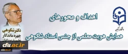 معاون پژوهش و فناوری دانشگاه اعلام کرد:

برگزاری اولین همایش هویت معلمی از جنس استاد شکوهی  با همکاری وزارت آموزش و پرورش 2