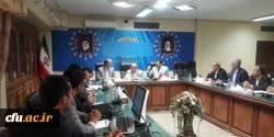 جلسه هیات امناء دانشگاه فرهنگیان استان مرکزی