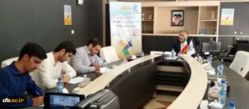 نشست خبری دکتر قنبری معاون دانشجویی دانشگاه فرهنگیان با خبرگزاری ها 2