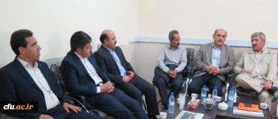 بازدید معاون نظارت، ارزیابی و تضمین کیفیت از پردیس های استان چهارمحال وبختیاری