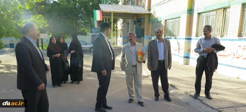 بازدید معاونت نظارت، ارزیابی وتضمین کیفیت از دانشگاه فرهنگیان استان چهارمحال وبختیاری  7