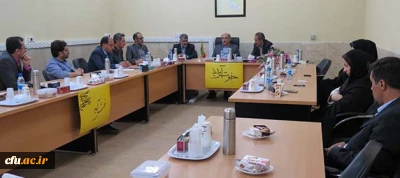 نشست سرپرست دفتر مرکزی حراست دانشگاه فرهنگیان و مدیریت امور پردیس های چهارمحال و بختیاری