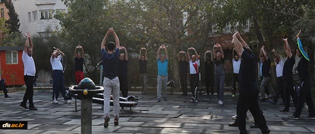 به مناسبت هفته بهداشت روان و هفته تربیت بدنی برگزار شد:
مراسم صبحگاه و ورزش همگانی کارکنان سازمان مرکزی دانشگاه فرهنگیان 2
