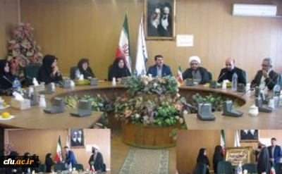 جلسه تودیع و معارفه مسئول حراست پردیس فاطمه الزهرا(س) تبریز