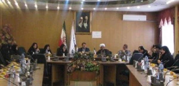 جلسه تودیع و معارفه مسئول حراست پردیس فاطمه الزهرا(س) تبریز 3